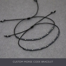 Custom Couples Morse Code Bracelets