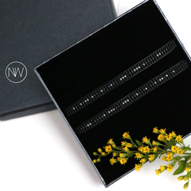 Matching Morse Code Couple Bracelet Set