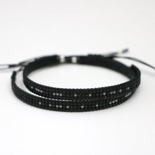 Matching Morse Code Couple Bracelet Set